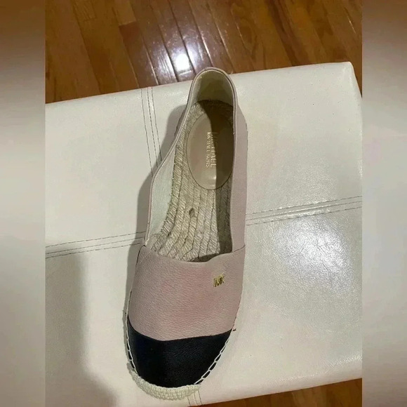Michael Kors Kendrick Leather Slip- on Espadrilles Sz 8 - Picture 7 of 11